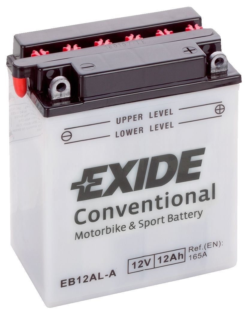 Аккумулятор EXIDE мото Conventional 12Ah 165A (EN) Кислотный EXIDE EB12ALA