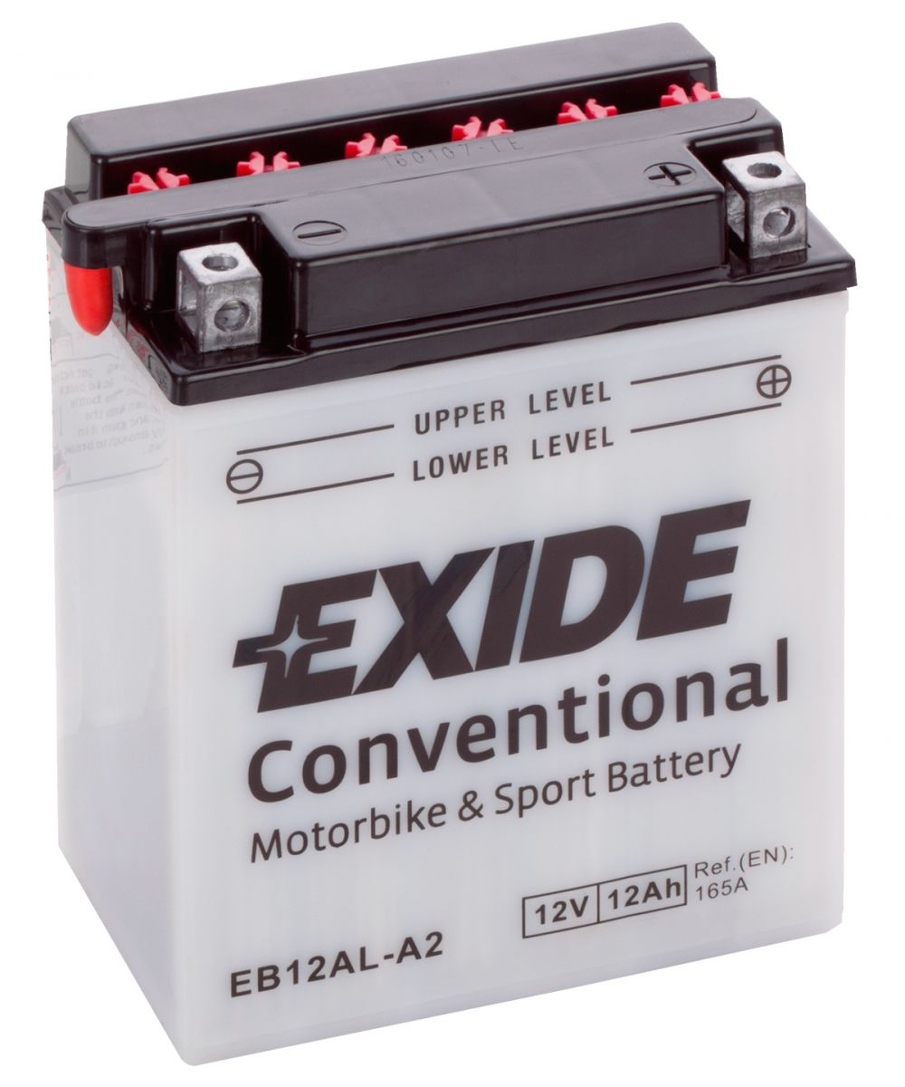 Аккумулятор EXIDE мото Conventional 12Ah 165A (EN) Кислотный EXIDE EB12ALA2
