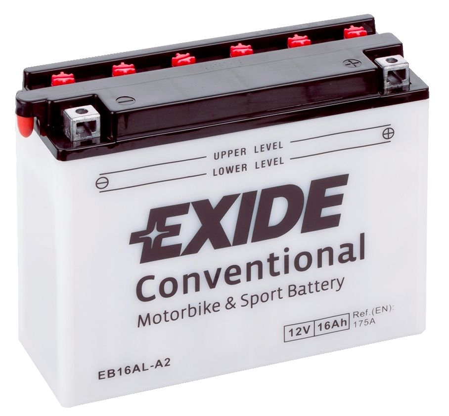 Аккумулятор EXIDE мото Conventional 16Ah 175A (EN) Кислотный EXIDE EB16ALA2