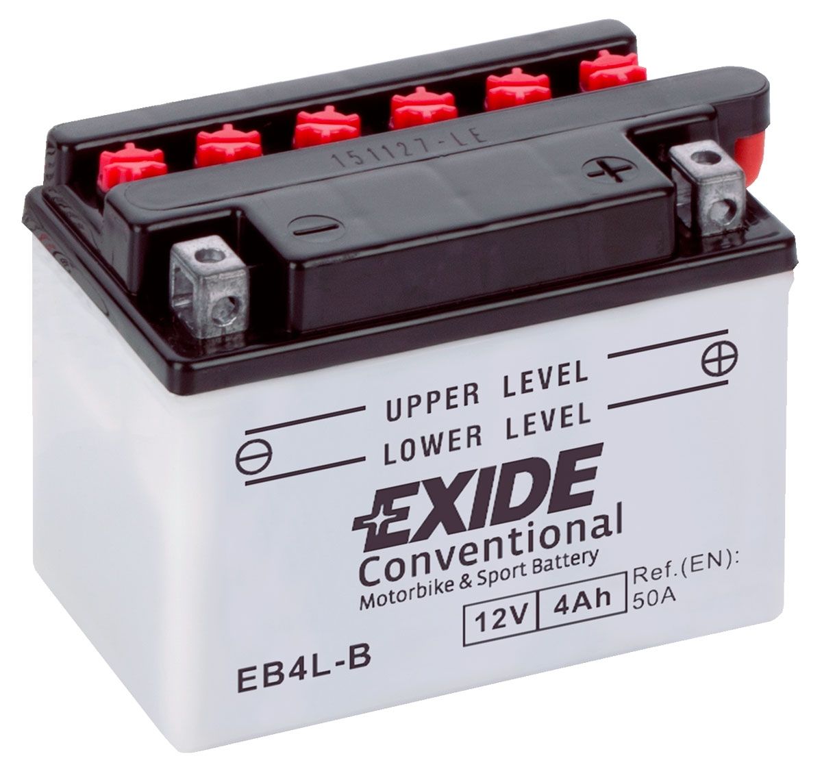 Аккумулятор EXIDE мото Conventional 4Ah 50A (EN) Кислотный EXIDE EB4LB
