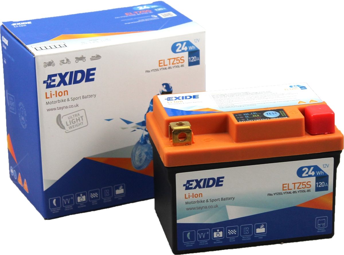 Аккумулятор EXIDE мото Li-ion 2Ah 120A (EN) Li-ion EXIDE ELTZ5S