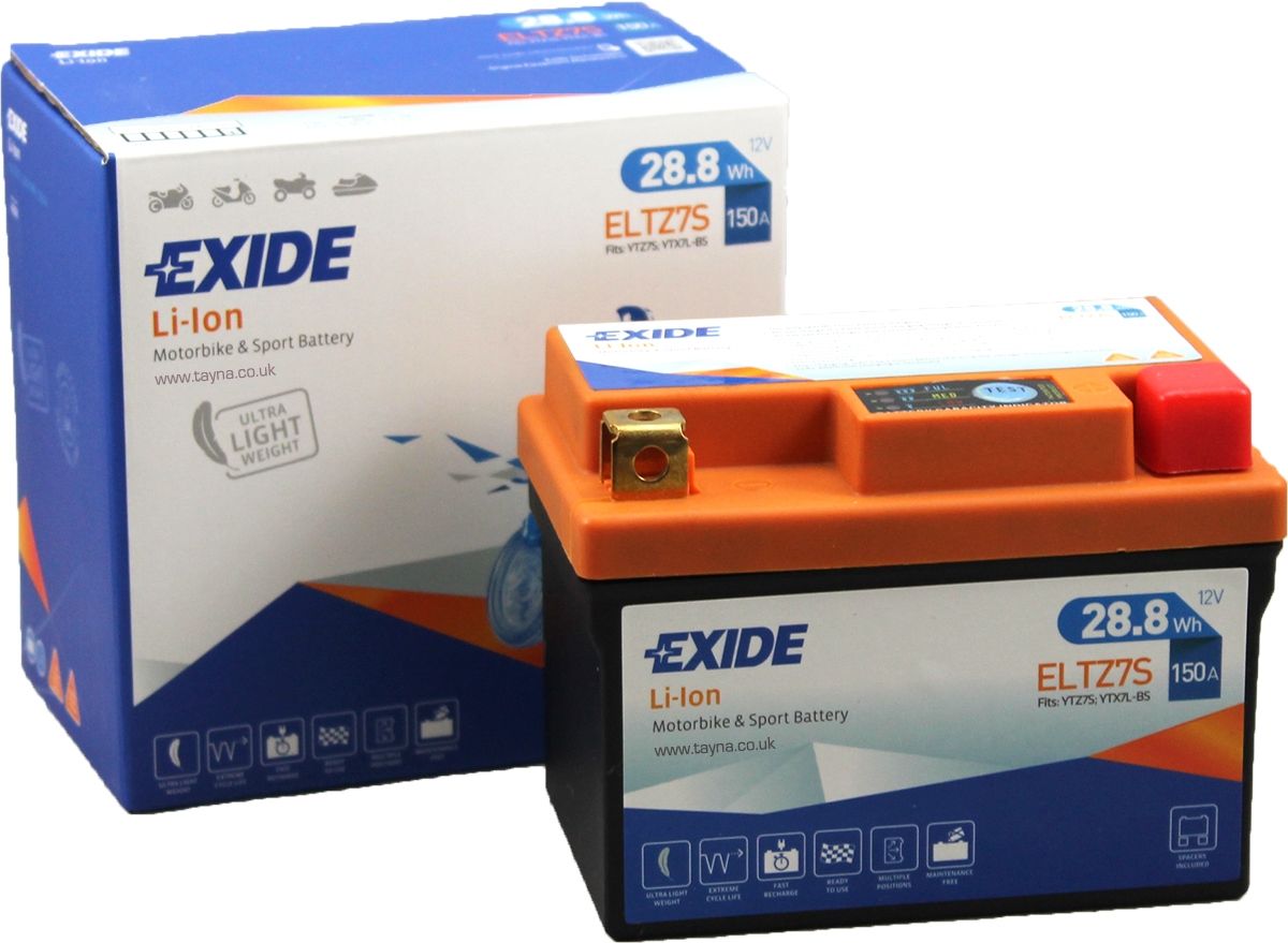 Аккумулятор EXIDE мото Li-ion 2,4Ah 150A (EN) Li-ion EXIDE ELTZ7S