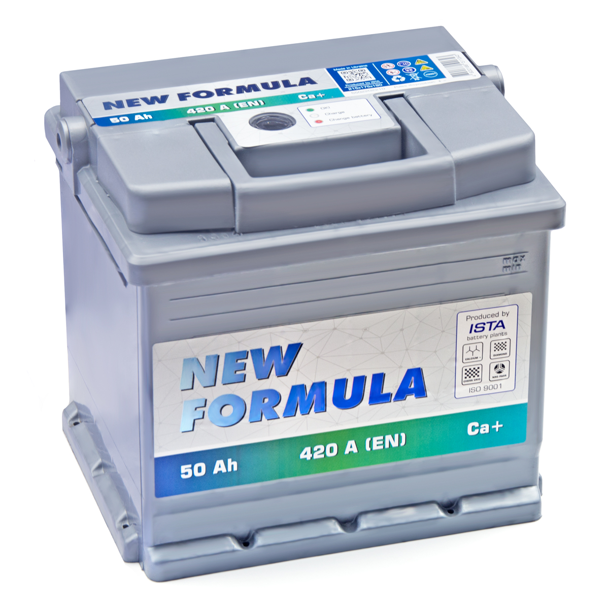 Автомобильный аккумулятор ISTA - New Formula 6СТ-50Ah АзЕ 420А (EN) 5502204209 NEW FORMULA 5502204209
