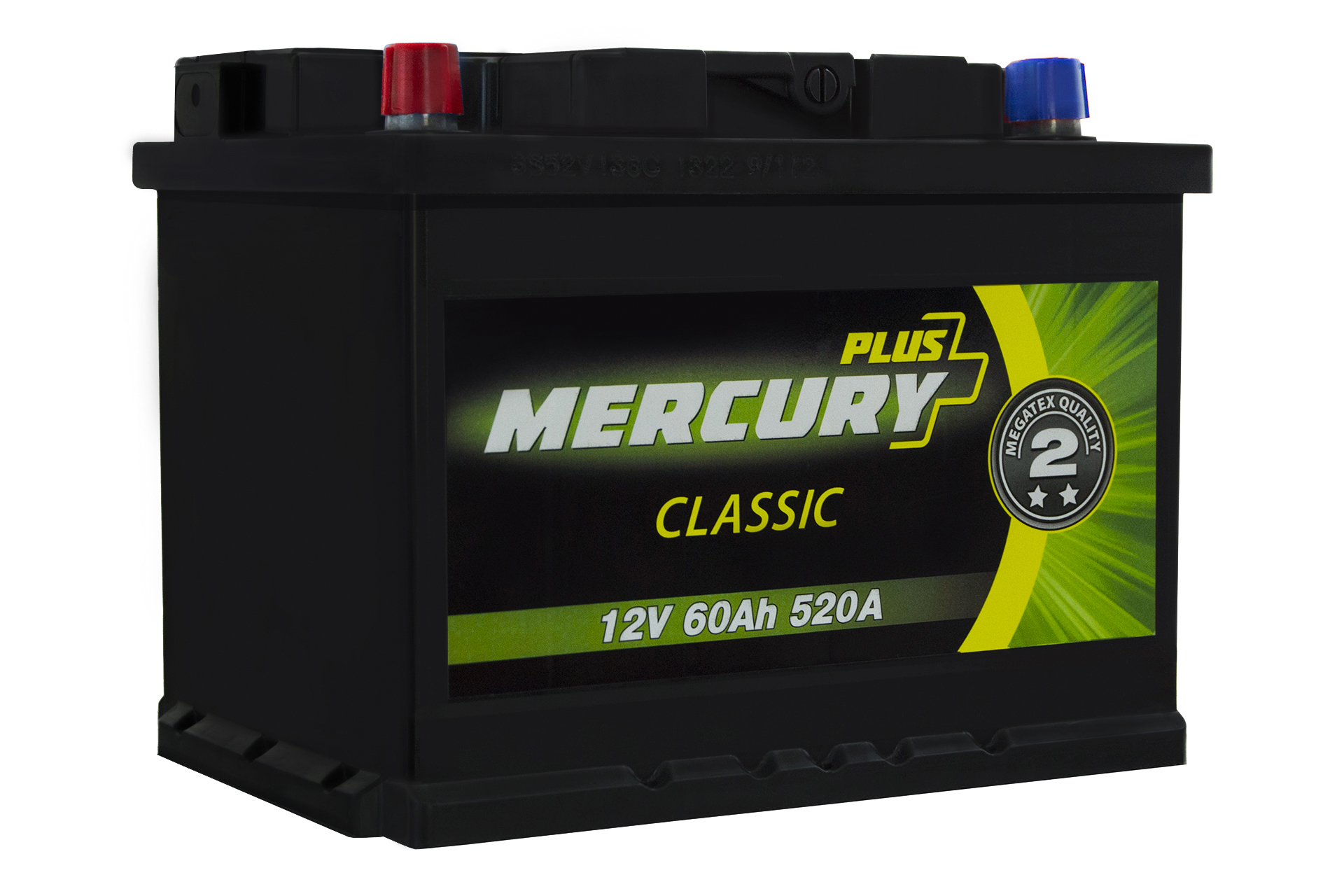 Аккумулятор автомобильный MERCURY CLASSIC Plus 60Ah 520A (EN) Кислотный MERCURY P47278