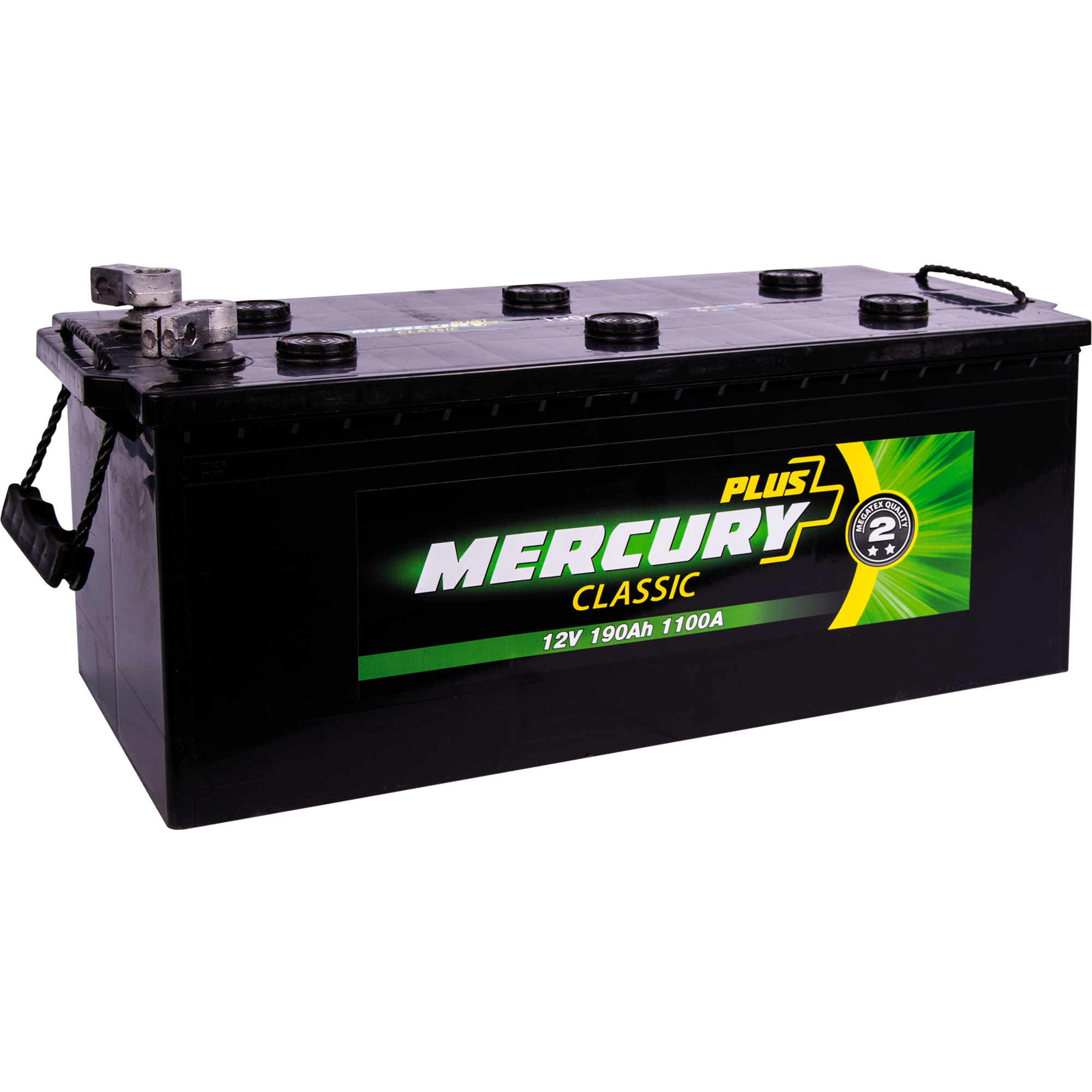 Аккумулятор грузовой MERCURY CLASSIC Plus 190Ah 1100A (EN) Кислотный MERCURY P47287