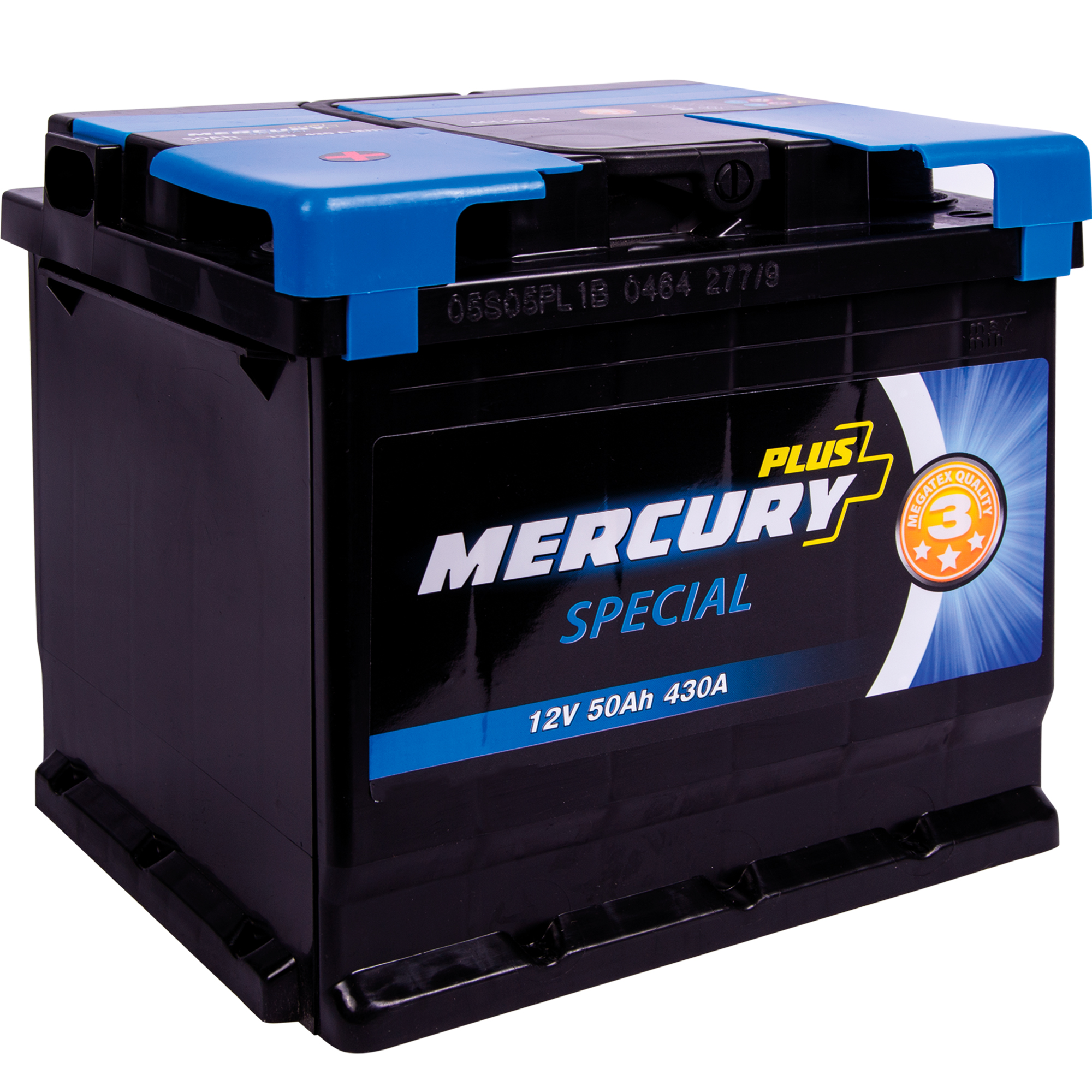 Аккумулятор автомобильный MERCURY CLASSIC Plus 50Ah 430A (EN) Кислотный MERCURY P47297