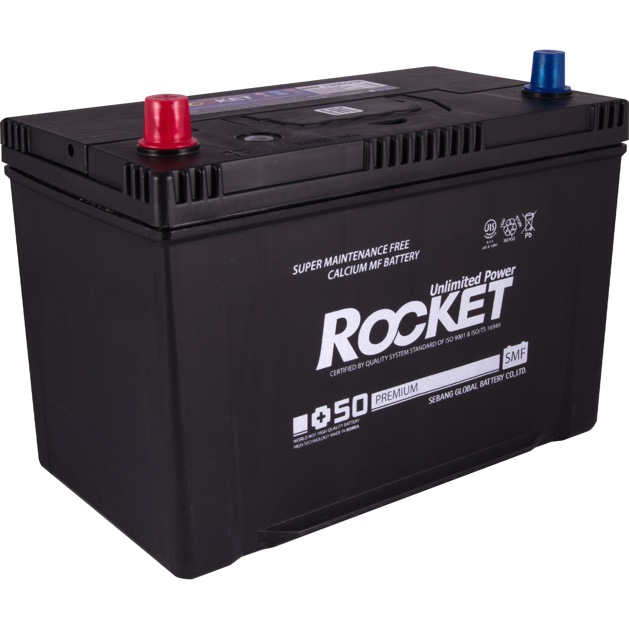 Аккумулятор грузовой ROCKET Japan 100Ah 830A (CCA) ROCKET SMF125D31R