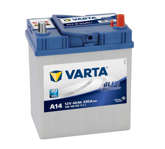 Аккумулятор автомобильный VARTA Blue Dynamic 40Ah 330A (EN) VARTA 540126033