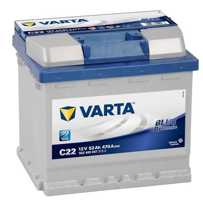 Аккумулятор автомобильный VARTA Blue Dynamic 52Ah 470A (EN) VARTA 552400047