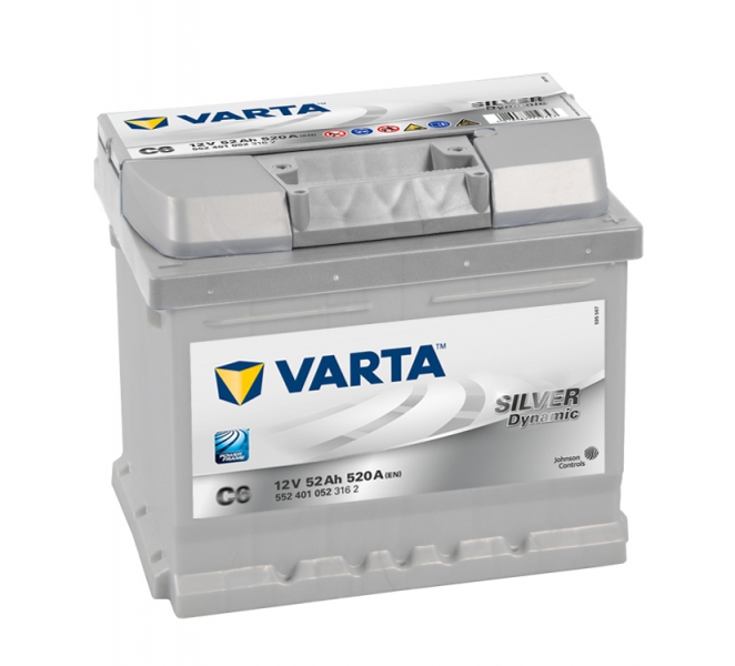 Аккумулятор автомобильный VARTA Silver Dynamic 52Ah 520A (EN) VARTA 552401052