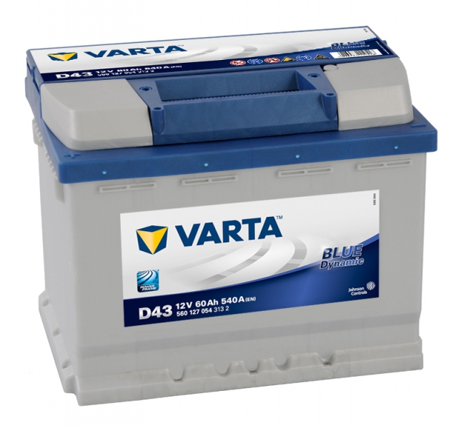 Аккумулятор автомобильный VARTA Blue Dynamic 60Ah 540A (EN) VARTA 560127054