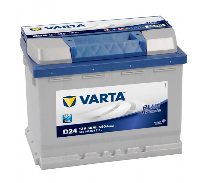 Аккумулятор автомобильный VARTA D24 Blue Dynamic 60Ah 540A (EN) VARTA 560408054