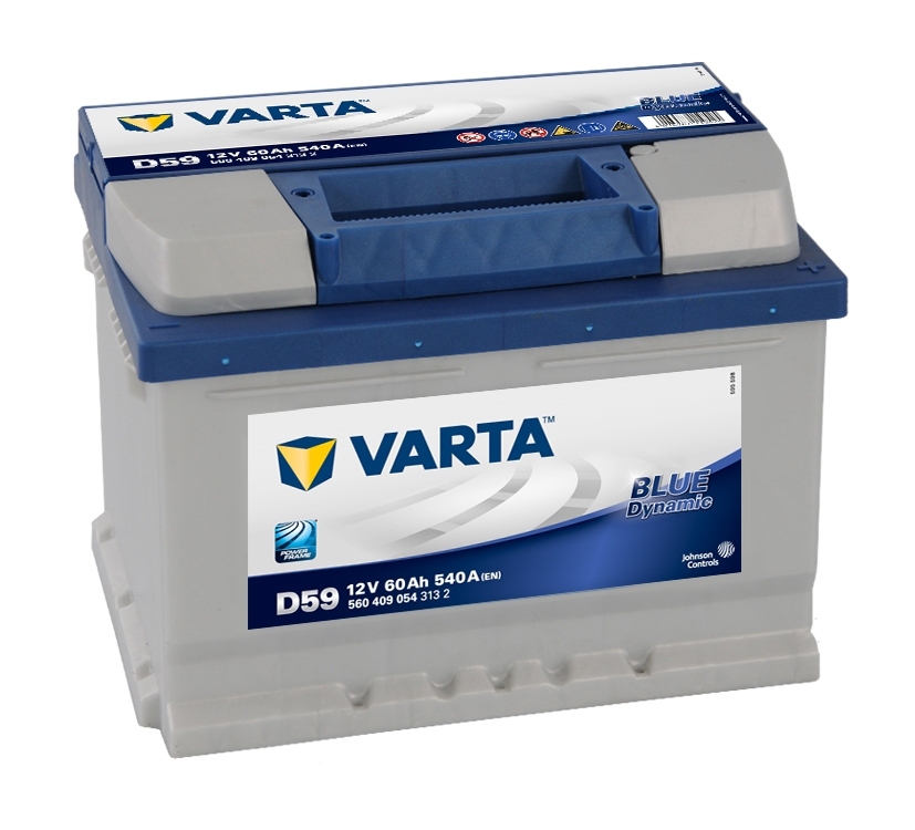 Аккумулятор автомобильный VARTA Blue Dynamic 60Ah 540A (EN) VARTA 560409054