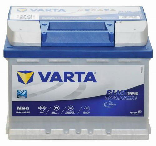 Аккумулятор автомобильный VARTA Blue Dynamic 60Ah 640A (EN) EFB VARTA 560500064