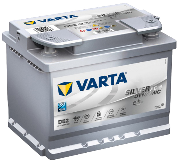 Аккумулятор автомобильный VARTA Silver Dynamic 60Ah 680A (EN) AGM VARTA 560901068