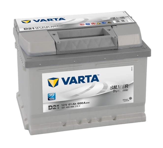 Аккумулятор автомобильный VARTA Silver Dynamic 61Ah 600A (EN) VARTA 561400060