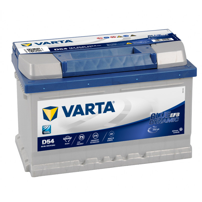 Аккумулятор автомобильный VARTA Blue Dynamic 65Ah 650A (EN) EFB VARTA 565500065