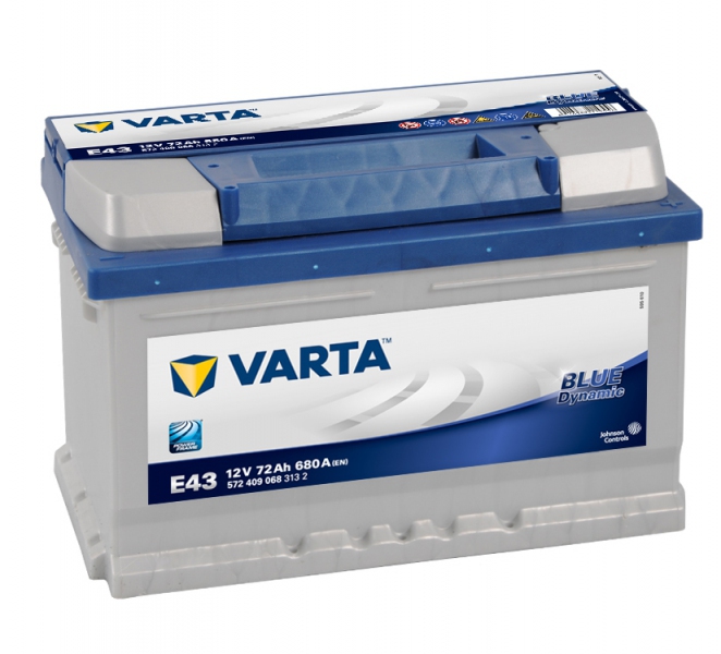 Аккумулятор автомобильный VARTA Blue Dynamic 72Ah 680A (EN) VARTA 572409068
