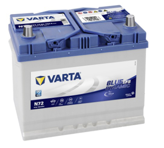 Аккумулятор автомобильный VARTA Blue Dynamic 72Ah 760A (EN) EFB VARTA 572501076