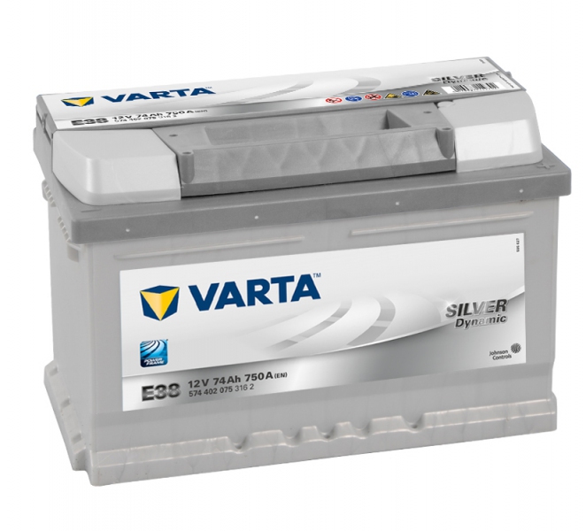Аккумулятор автомобильный VARTA Silver Dynamic 74Ah 750A (EN) VARTA 574402075