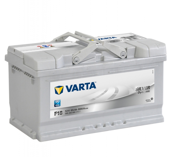 Аккумулятор автомобильный VARTA Silver Dynamic F18 85Ah 800A (EN) VARTA 585200080