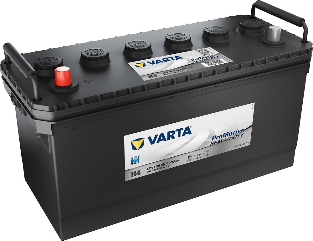 Аккумулятор грузовой ProMotive Black Heavy Duty H4 100Ah 600A (EN) Кислотный VARTA 600035060