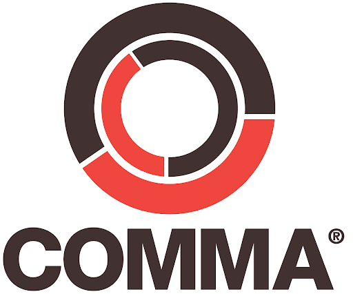 Производитель COMMA логотип