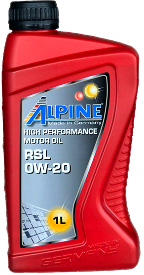 Олива моторна синт. ALPINE 0W-20 RSL API SP ILSAC GF-6A 1л ALPINE 01951