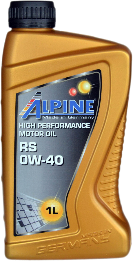 Олива моторна повн. синт. ALPINE 0W-40 RS API SN/CF (A3/B3/B4) MB-229.5 BMW LL-01, Porsche A40 1л ALPINE 02251