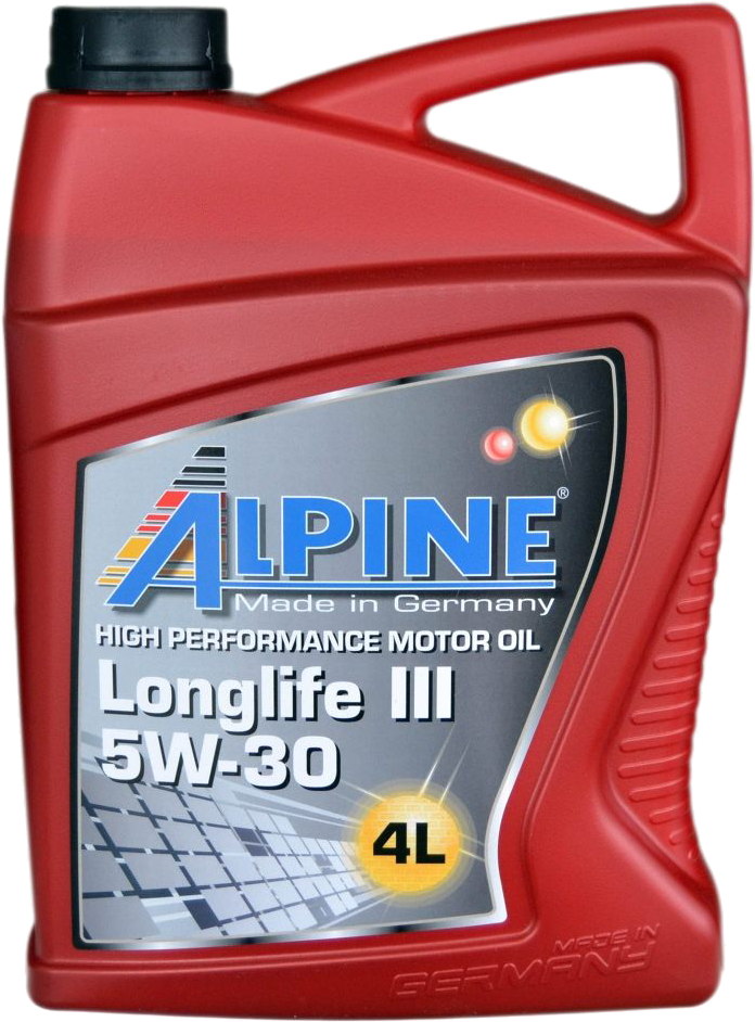 Синтетическое Моторное масло ALPINE Longlife III 5W-30 ALPINE 02854