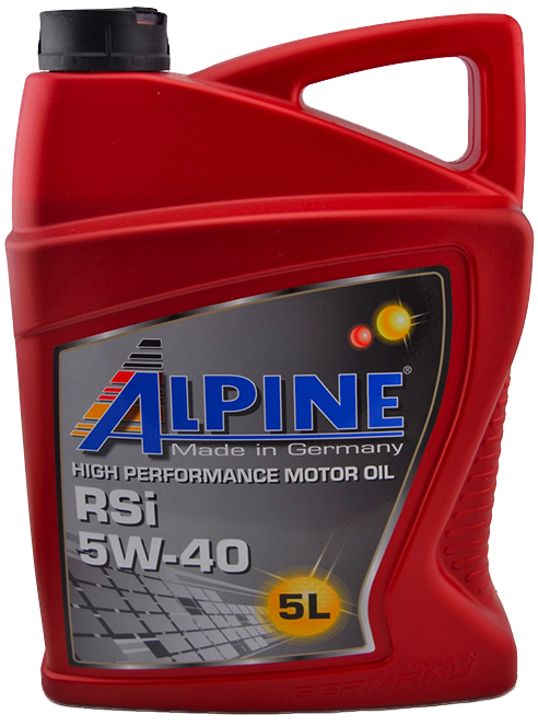 Синтетическое Моторное масло ALPINE Rsi 5W-40 ALPINE 14755