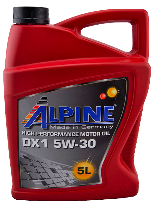 Синтетическое Моторное масло ALPINE DX1 5W-30 ALPINE 16655