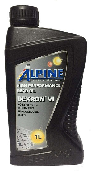 Синтетическое трансмиссионное масло Alpine ATF ATF Dexron VI 1л ALPINE 06951