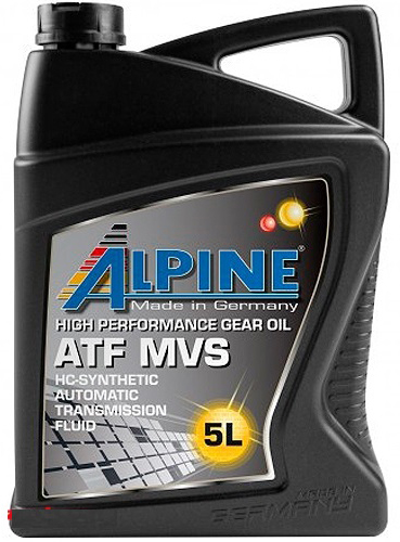 Синтетическое трансмиссионное масло Alpine ATF MVS (natural) 5л ALPINE 07305