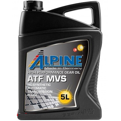 Синтетическое трансмиссионное масло Alpine ATF MVS (red) 5л ALPINE 07355