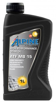 Синтетическое трансмиссионное масло Alpine ATF MB 15 1л ALPINE 15551