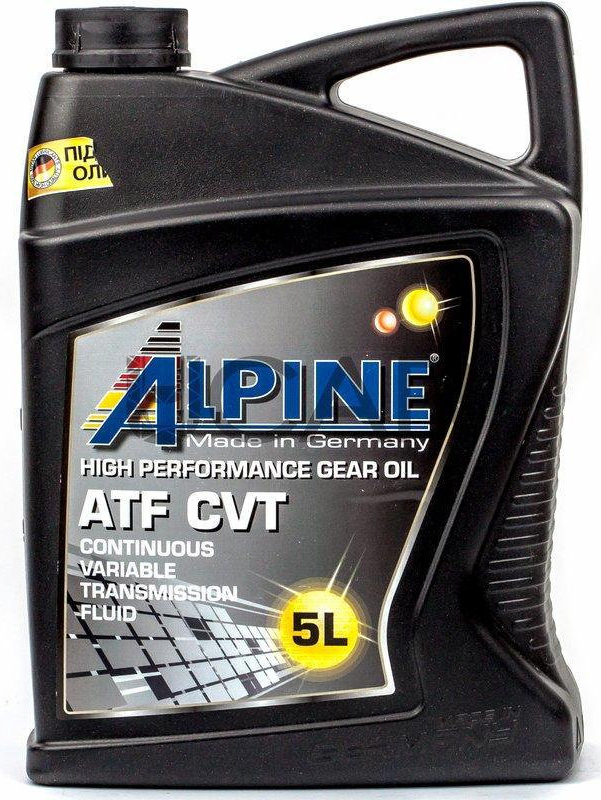 Синтетическое трансмиссионное масло Alpine ATF CVT 5л ALPINE 16155