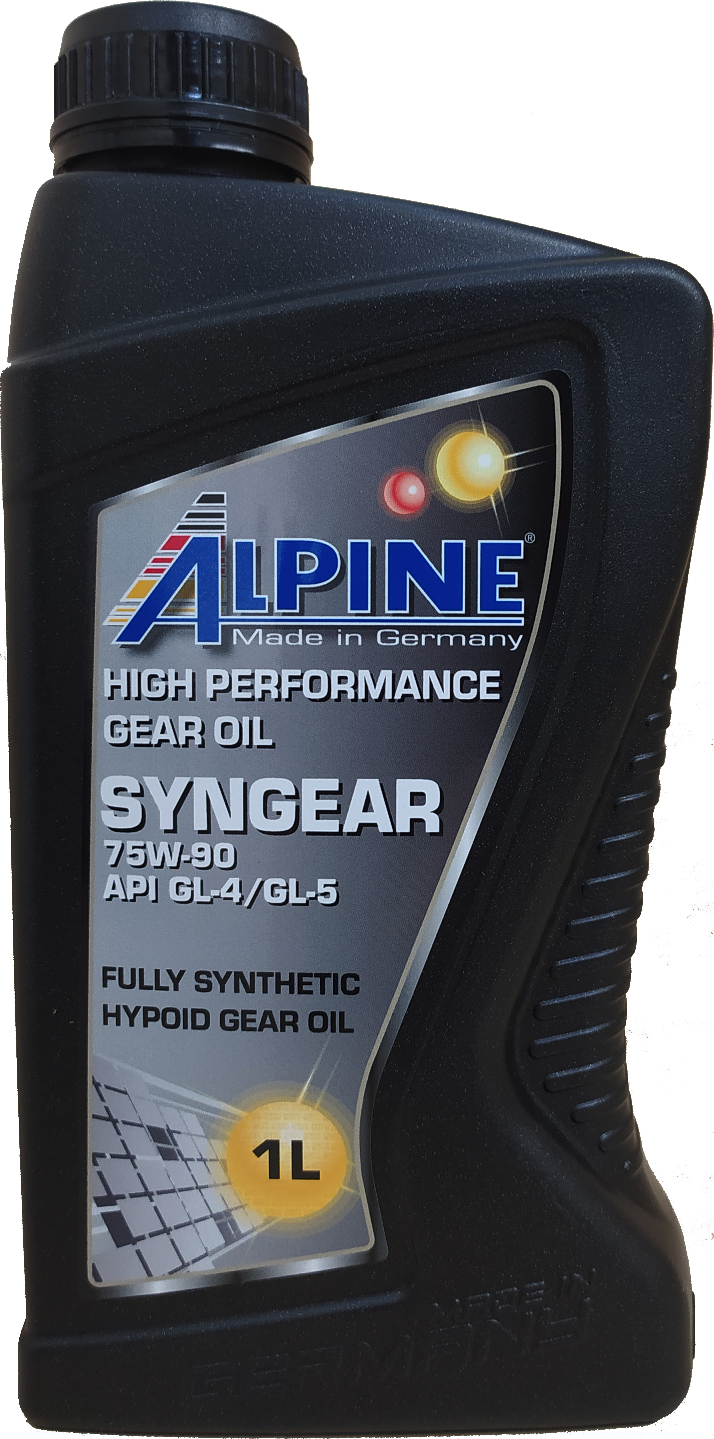 Синтетическое трансмиссионное масло Alpine Syngear 75W-90 GL-4/GL-5 1л ALPINE 07451