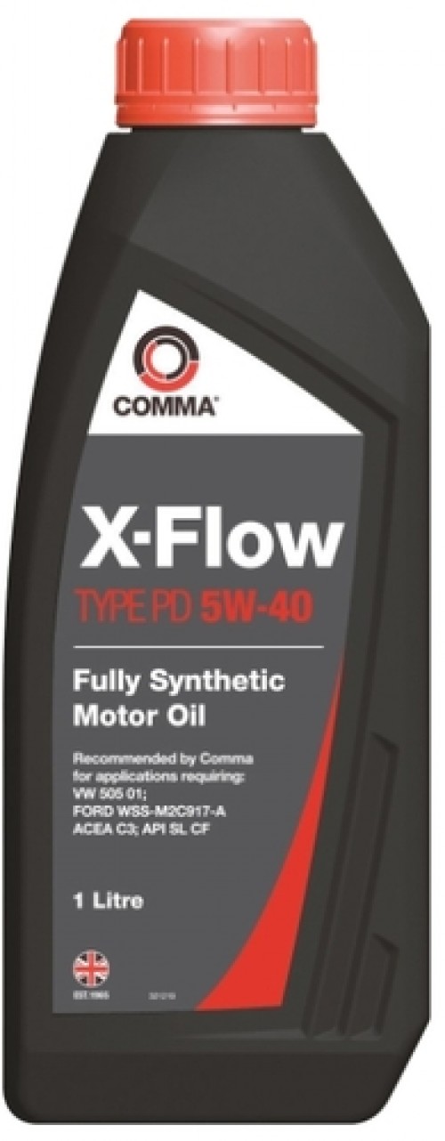 Олива для двигуна COMMA XFLOWPD5W40SYNT1L