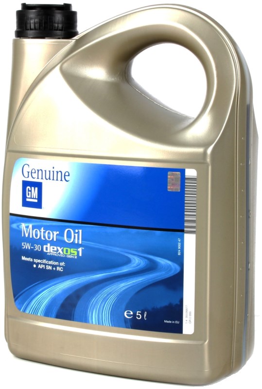 Синтетическое моторное масло General Motors Dexos 1 5W-30 5л GENERAL MOTORS 95599877