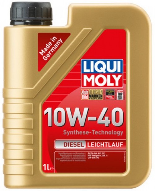 Полусинтетическое моторное масло Liqui Moly Diesel Leichtlauf 10W-40 1л LIQUI MOLY 1386