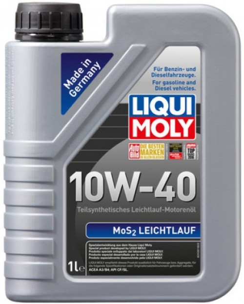 Полусинтетическое моторное масло Liqui Moly MoS2 Leichtlauf 10W-40 1л LIQUI MOLY 1930