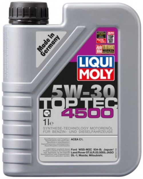 Синтетическое моторное масло Liqui Moly Top Tec 4500 5W-30 1л LIQUI MOLY 2317