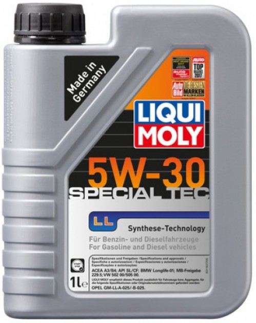 Синтетическое моторное масло Liqui Moly Special Tec LL 5W-30 1л LIQUI MOLY 2447