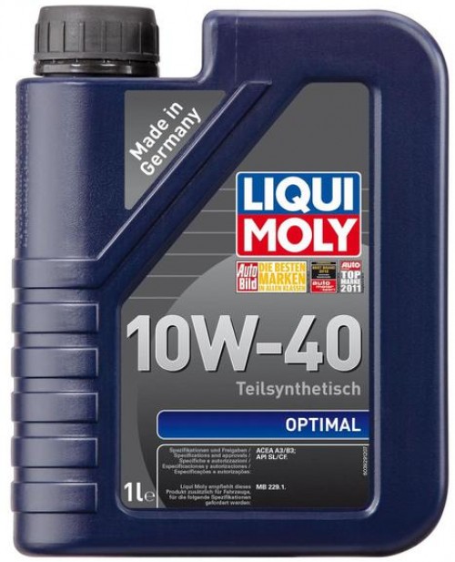 Полусинтетическое моторное масло Liqui Moly Optimal 10W-40 1л LIQUI MOLY 3929