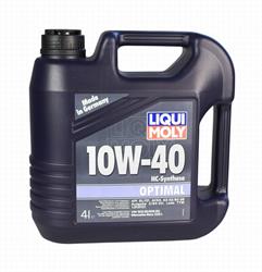 Полусинтетическое моторное масло Liqui Moly Optimal 10W-40 4л LIQUI MOLY 3930