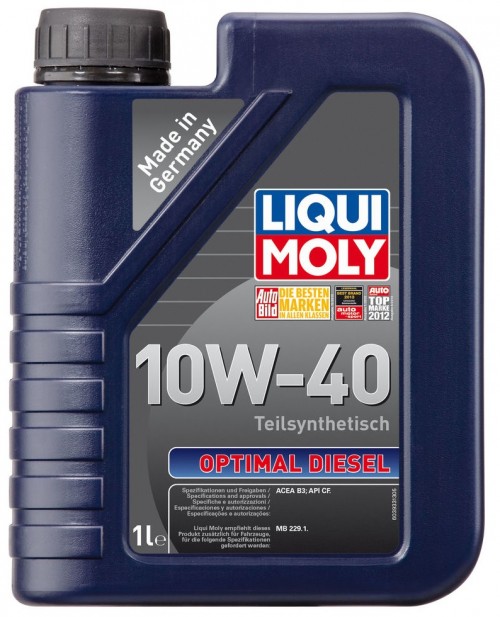 Полусинтетическое моторное масло Liqui Moly Optimal Diesel 10W-40 1л LIQUI MOLY 3933