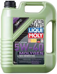 Синтетическое моторное масло Liqui Moly Molygen New Generation 5W-40 5л LIQUI MOLY 9055
