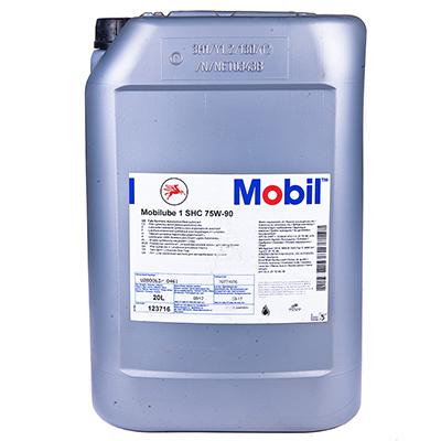 Синтетическое трансмиссионное масло Mobil MOBILUBE 1 SHC 75W-90 20л MOBIL 123716