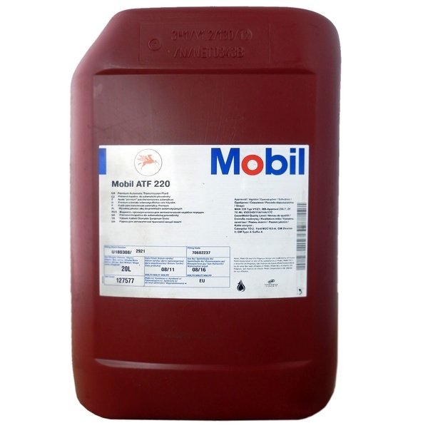 Минеральное трансмиссионное масло Mobil ATF 220 20л MOBIL 127577